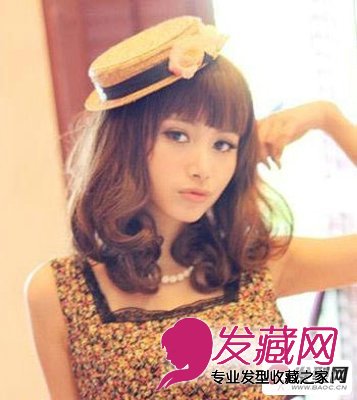 梨花頭圖片時尚清爽的女生梨花頭發型圖片