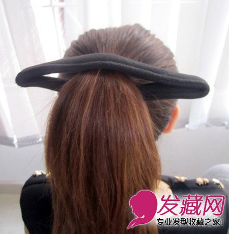 氣質(zhì)端莊大方發(fā)型韓式花苞頭盤發(fā)教程